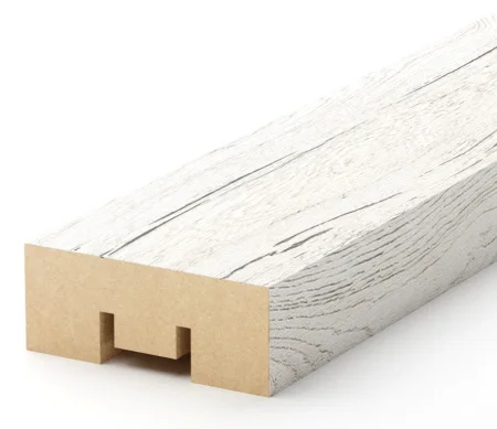 Интерьерная рейка МДФ Stella Бриона Дуб Санремо Белый 16 40 2700  1 8