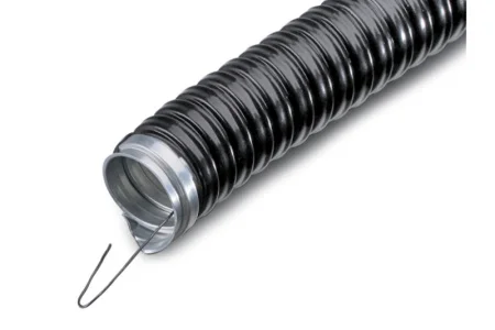 ЭРА Металлорукав Р3-ЦПнг-15 ЭРА (черный) с протяжкой 20м