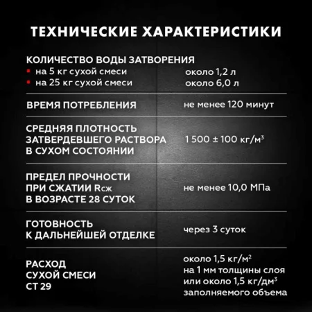 Штукатурка цементная Церезит CT29 и ремонтная шпаклевка 5кг Штукатурка цементная Церезит CT29 и ремонтная шпаклевка 5кг