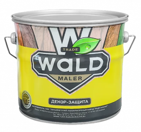 Пропитка защитно-декоративная для древесины Wald дуб 10л  1 1
