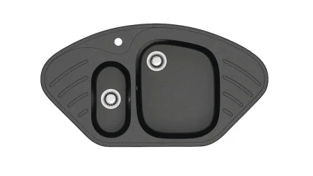 Мойка иск. камень 23 Q4 черная T023Q004 (ZETT lab)  1