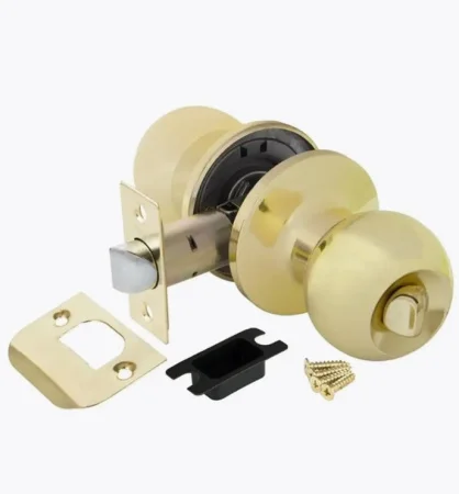 Ручка-защёлка Punto DK672 BL PB-BK фик. золото 49499  1