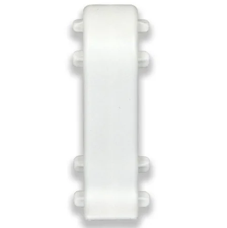 Соединитель для плинтуса 001 Белый 55мм Лексида