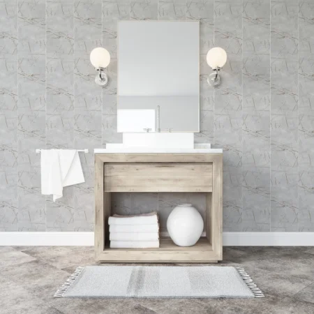 Панель ПВХ Stella Light Slim Мрамор Грей 673/1 2600х250х5 