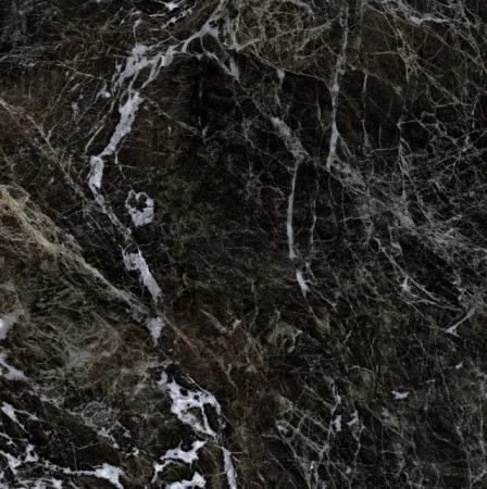 Керамогранит Gresse Simbel Carbon GRS05-03 600х600х10мм 1уп=1,44м2 (4шт) черно-белый мрамор