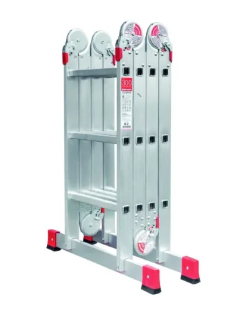 Лестница-трансформер 3 ступени 4 секции ширина 400мм алюминиевая Новая Высота NV 3320 3320403 *1