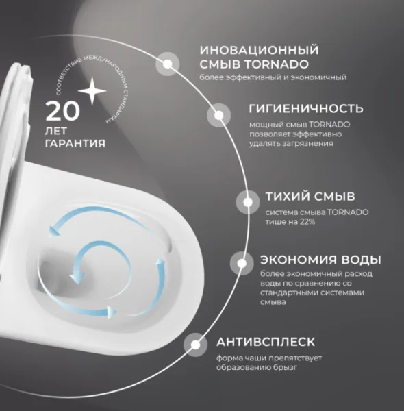 Унитаз-компакт Iberica Blanca TOLEDO MAXI Tornado IB.TLM.124.1B1 белый