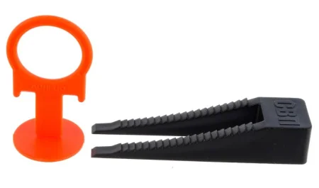 Система выравнивания плитки Зажим Кольцо + Клин (упак 40 шт) 449-4040 DECOR