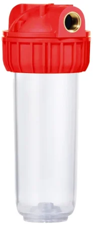 Колба для гор. воды подкл. 1 2  высота 10  прозрачная без картриджа AquaKratos АКv-120