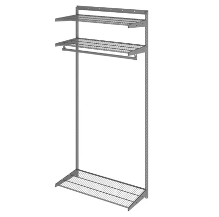 Гардеробная система ПРАКТИК Home Basic G90 2050x950x450мм графит *1