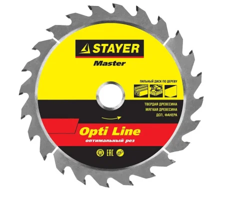 Диск пильный по дереву 185x30 20 мм 30 зубьев STAYER  Optima 3681-185-30-30_z01  1