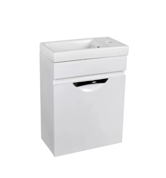 Тумба подвесная AGATA Никас 40 АТ40-637 с раковиной Como 40 S-UM-COM40/1-w