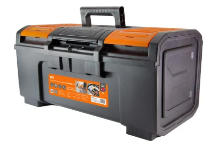 Ящик для инструмента пластиковый с пласт. замком 480х270х240мм 19  съемный лоток два встроенных орга