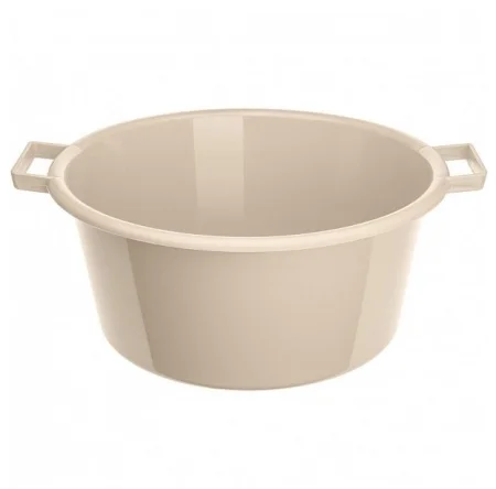 Таз пласт. 13л круглый с ручками МИКС  (Бытпласт) *1/15