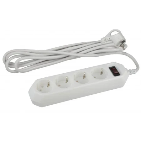 USF-M-4es-1.5m-W ЭРА Сет.фильтр начал. защита, с/з, с выкл, 4гн, 1,5м, ПВС,  10А, белый (20/880) USF-M-4es-1.5m-W ЭРА Сет.фильтр начал. защита, с/з, с выкл, 4гн, 1,5м, ПВС,  10А, белый (20/880)