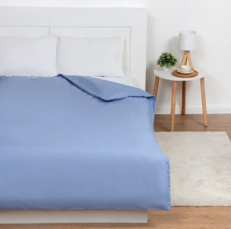 Пододеяльник Этель 175х215см голубой, 100% хлопок, поплин 125г/м2 9241751