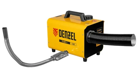 Пушка тепловая Denzel Flame-5 дизельная 5кВт 300 м3/ч цифровой термостат 96495
