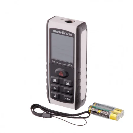 Дальномер лазерный LD-60, 60 м, с электронным угломером Matrix 38016  1 40
