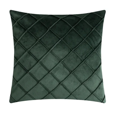 Наволочка декоративная Этель "Соло" 43х43см изумрудный 100% п/э велюр 4992379 *1