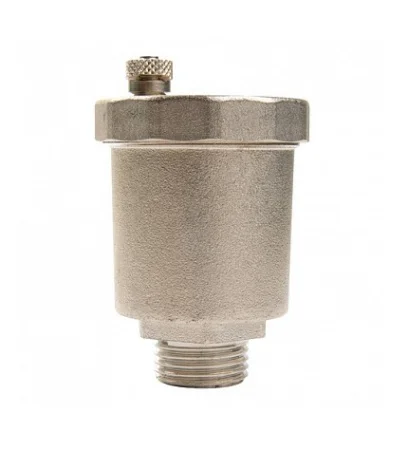 Воздухоотводчик автоматический STI 1/2" прямой никелированный *1 Воздухоотводчик автоматический STI 1/2" прямой никелированный *1