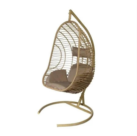 Кресло подвесное  Екатерина  бежевое бежевая подушка нагрузка до 160кг Д9182  1