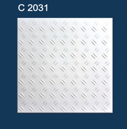 Плитка потолочная экструд.Solid С2031 белая