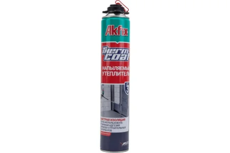 Напыляемый утеплитель Akfix Thermcoat 930гр FA014