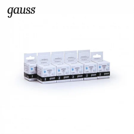 Лампа Gauss Elementary MR16 9W 660lm 4100K GU5.3 LED *1/10/100