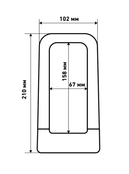 Всепогодный замок навесной с креплением на раму, силикон АВАНГАРД PYTHON 626 ORANGE 14857 *1