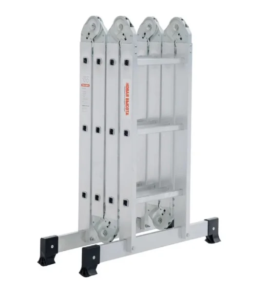 Лестница-трансформер 3 ступени 4 секции ширина 340мм алюминиевая Новая Высота NV 1320 1320403 *1