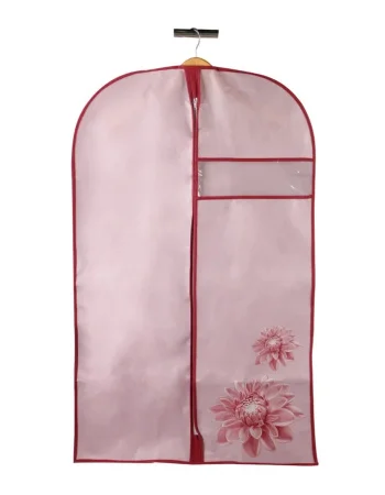 Чехол для одежды Handy Home  Хризантема  1000х600мм розовый, бордовый UC-79  1
