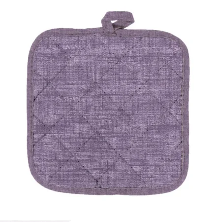 Прихватка рогожка 18х18 Vse DOMA рис 60008-17 Лаванда