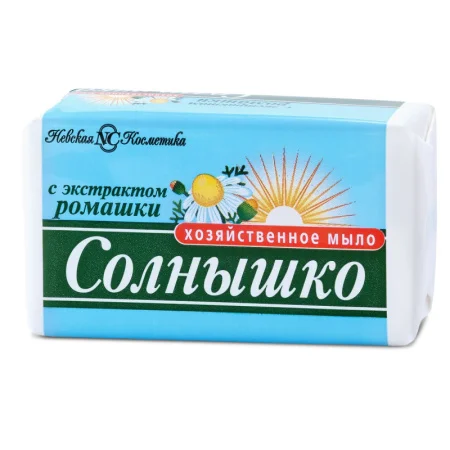 Мыло хоз-е Солнышко с эктр.ромашки 140г 11147 *1/48