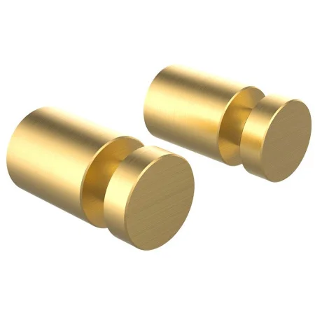 Набор крючков одинарных Iddis Petite PET2G01i41 матовое золото 2шт