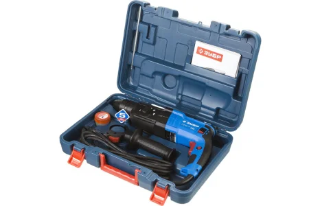 Перфоратор Зубр Профессионал ЗП-26-800 К, SDS-plus,  реверс, горизонтальный, 3 Дж, 0-1200 об мин, 0-