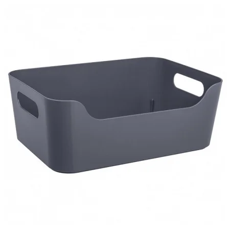Корзина пластиковая  Scandi  10л 34х24х14см серый 433222711 (Бытпласт ТД)  1