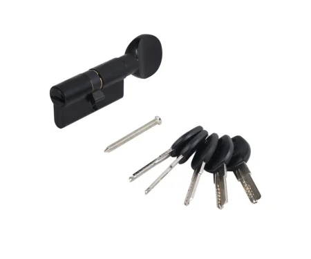 Цилиндровый механизм АЛЛЮР HD FG 60-5К BLACK (30x30G) черный перф.кл верт  10 50 60