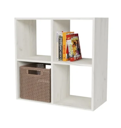 Стеллаж 4 секции 696х700х294мм Дуб грей Герда