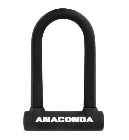 Всепогодный замок навесной с креплением на раму, силикон АВАНГАРД ANACONDA Т608 BLACK 14853  1