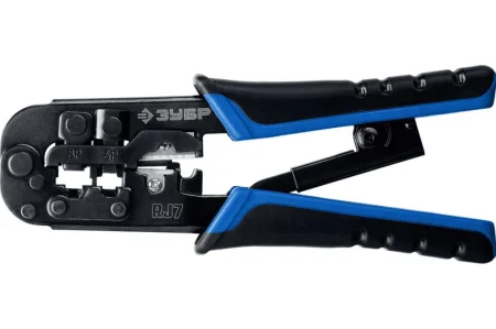 Кримпер универс.203 мм RJ7, (RJ45, RJ11, RJ12) Зубр Профессионал 22650  1