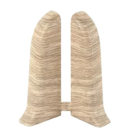 Заглушки для плинтуса (левая/правая ) 271 Сосна 55мм Лексида