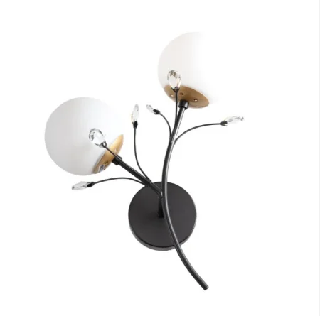 Бра в стиле модерн 51638 2wBK+GD WT (ЭкономСвет)  1
