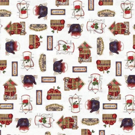 Клеенка MARCELLA 1,4х20м на тканой основе A_25 ягоды  *1