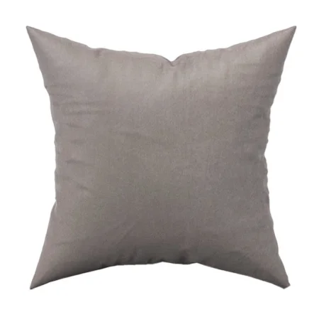 Подушка декоративная Велюр 40х40см стальной 58113916