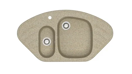Мойка иск. камень 23 Q5 песочная T023Q005 (ZETT lab)  1