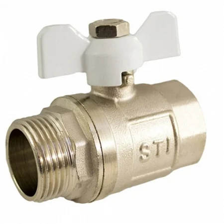 Кран шаровой STI ш/г бабочка 25 *10/80