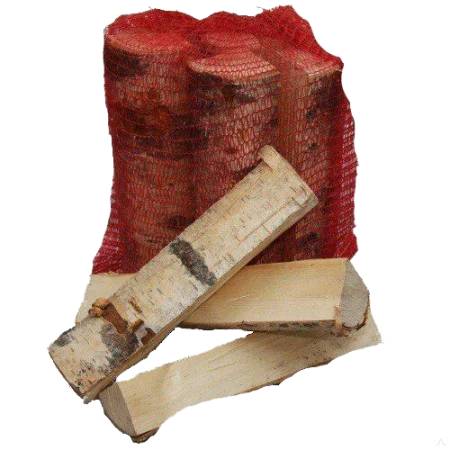 Дрова колотые в сетке