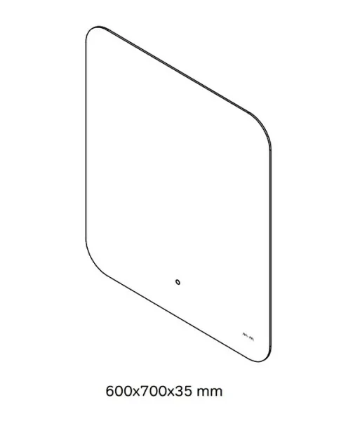 Зеркало с подсветкой Am.Pm X-Joy M85MOX10601S1 600х700мм сенсор