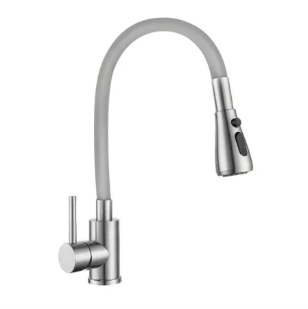 Смеситель д кухни одноруч. серый Neosteel 3241609SSG (Gross Aqua)  1