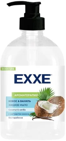 Мыло жидкое EXXE Кокос и ваниль 500мл *1/12